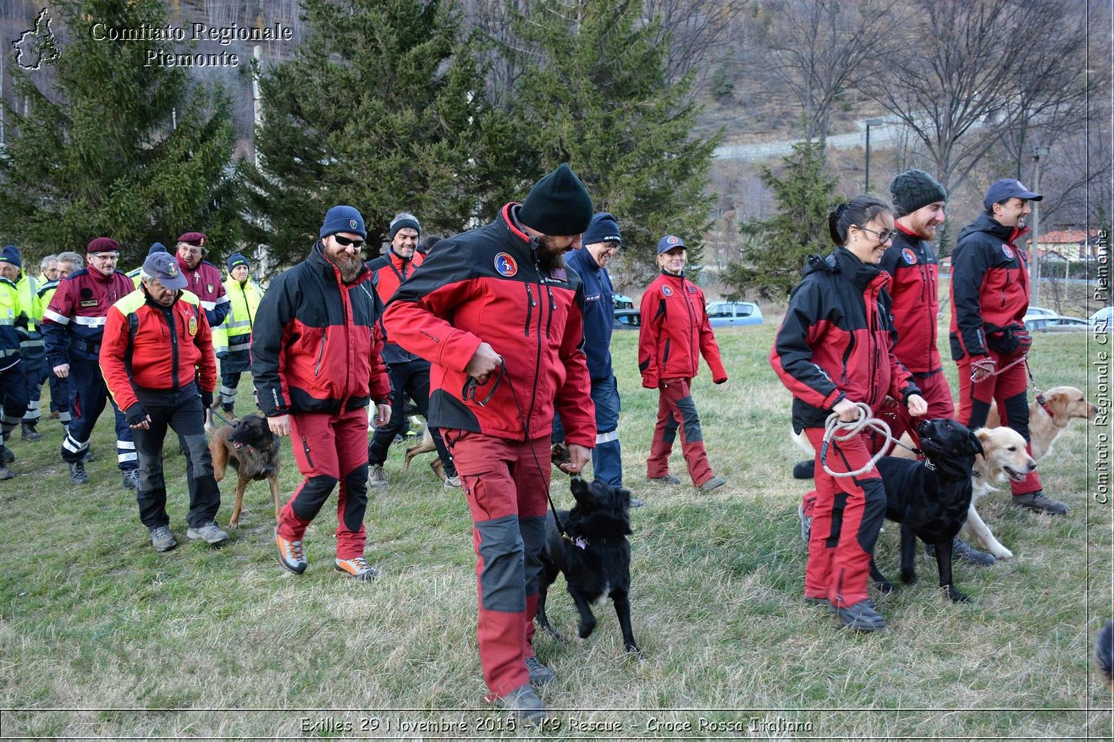 Exilles 29 Novembre 2015 - K9 Rescue - Croce Rossa Italiana- Comitato Regionale del Piemonte