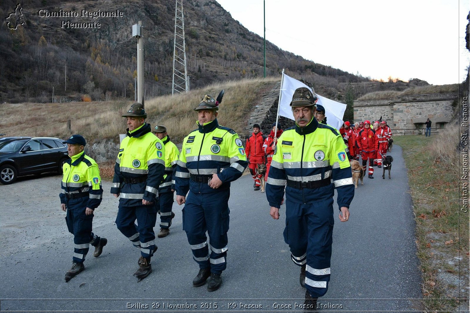 Exilles 29 Novembre 2015 - K9 Rescue - Croce Rossa Italiana- Comitato Regionale del Piemonte