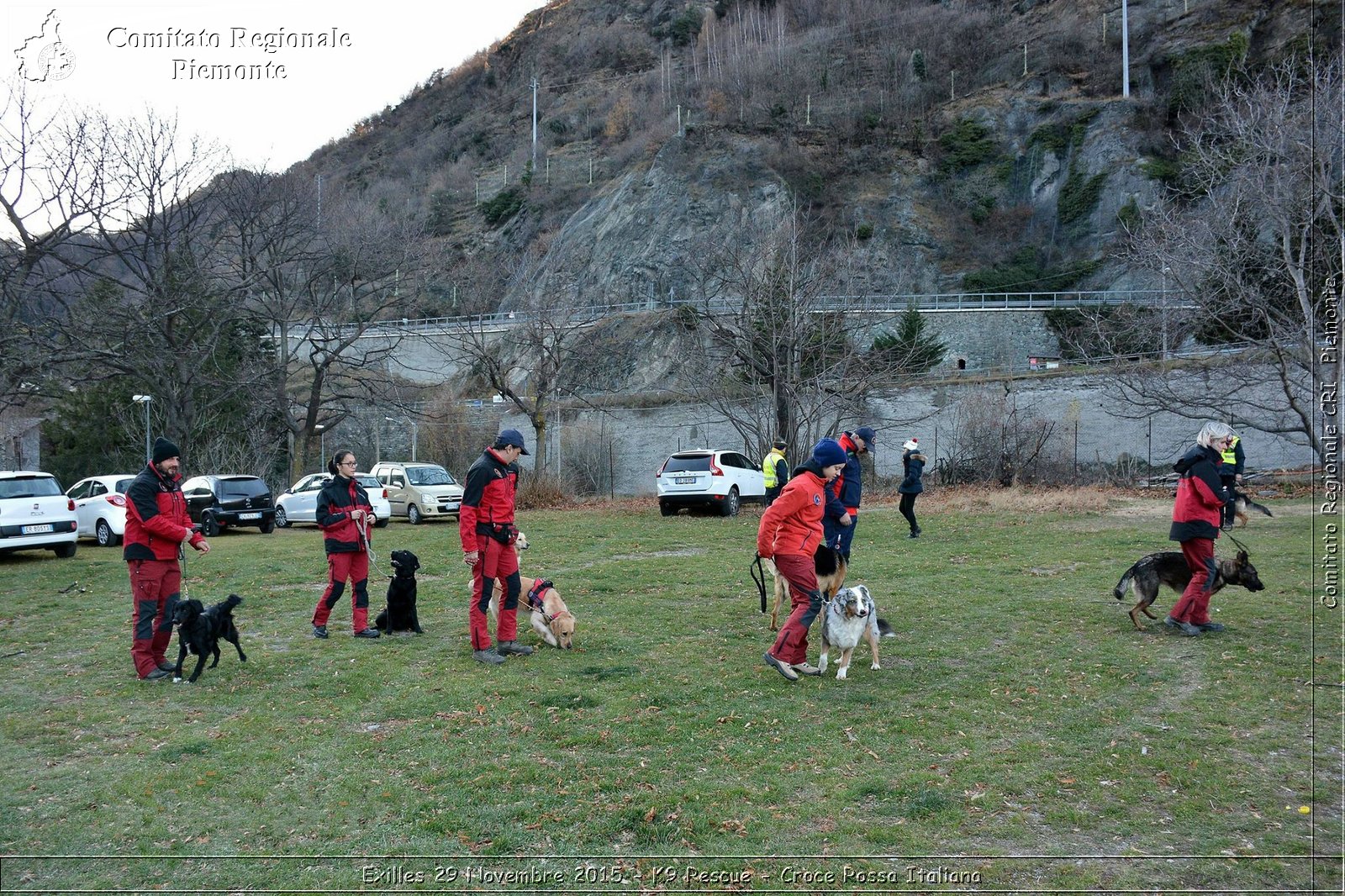 Exilles 29 Novembre 2015 - K9 Rescue - Croce Rossa Italiana- Comitato Regionale del Piemonte