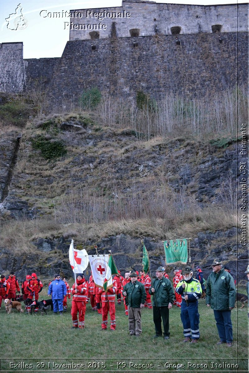 Exilles 29 Novembre 2015 - K9 Rescue - Croce Rossa Italiana- Comitato Regionale del Piemonte