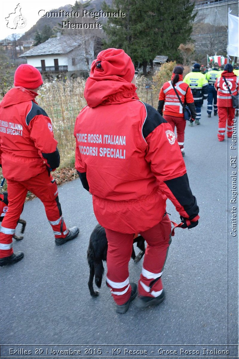 Exilles 29 Novembre 2015 - K9 Rescue - Croce Rossa Italiana- Comitato Regionale del Piemonte