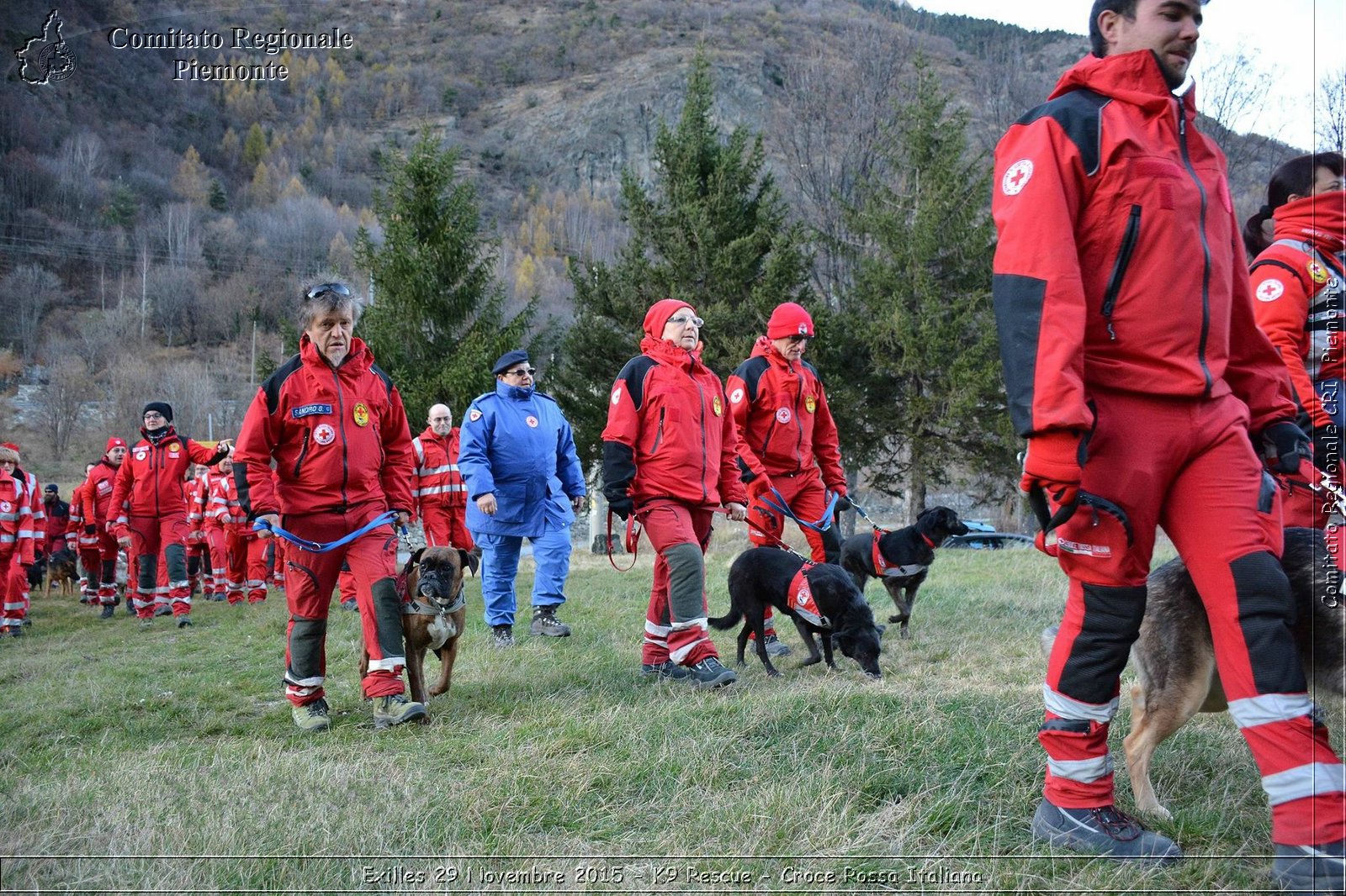 Exilles 29 Novembre 2015 - K9 Rescue - Croce Rossa Italiana- Comitato Regionale del Piemonte