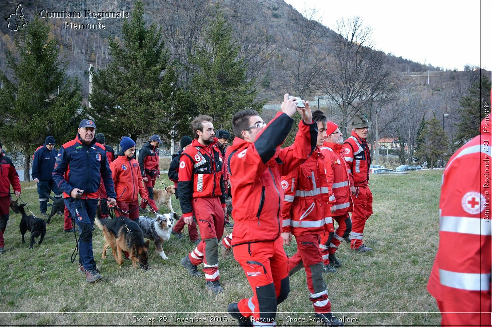 Exilles 29 Novembre 2015 - K9 Rescue - Croce Rossa Italiana- Comitato Regionale del Piemonte