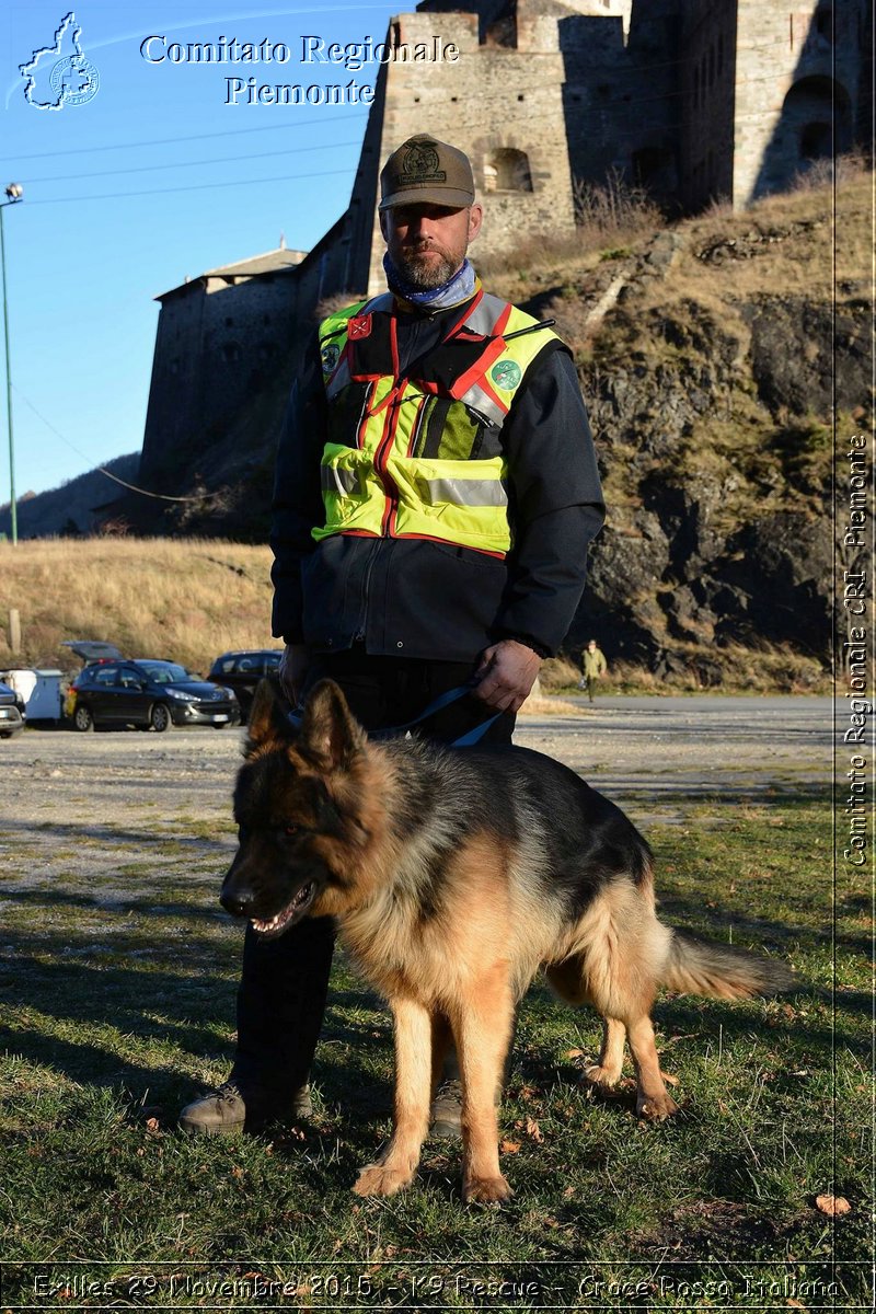 Exilles 29 Novembre 2015 - K9 Rescue - Croce Rossa Italiana- Comitato Regionale del Piemonte