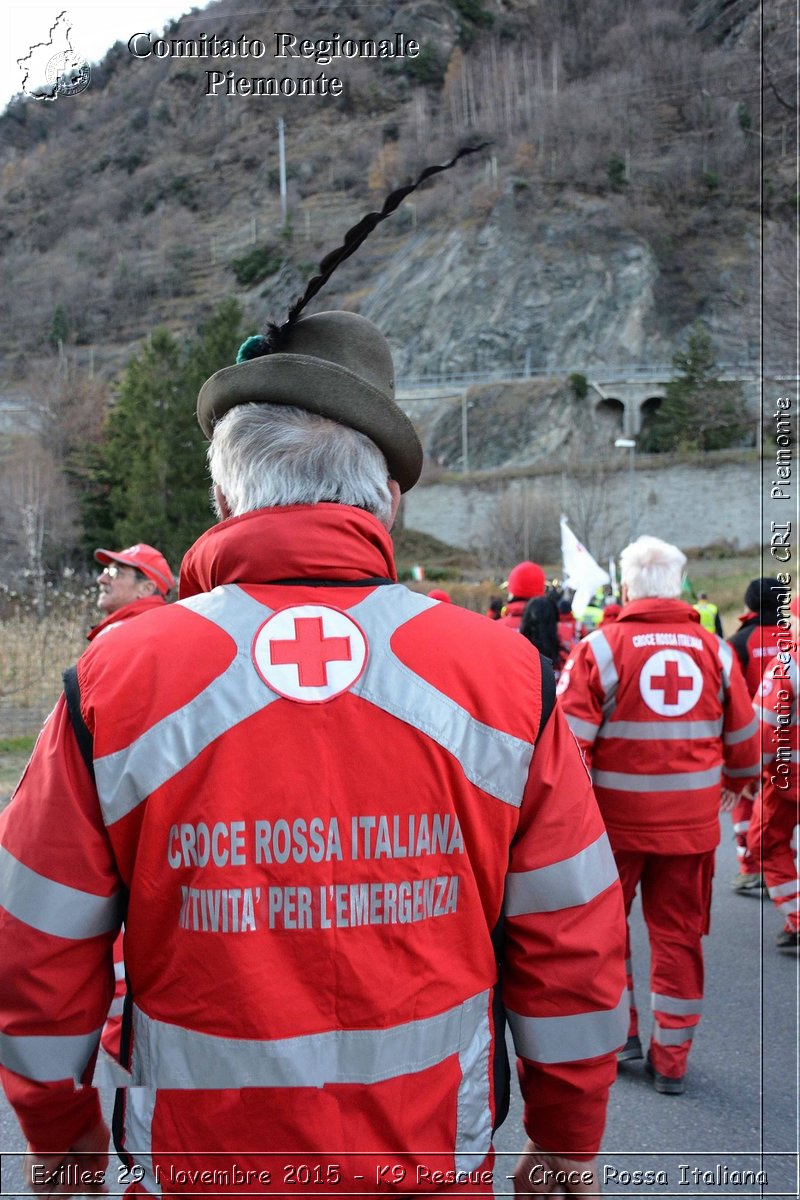 Exilles 29 Novembre 2015 - K9 Rescue - Croce Rossa Italiana- Comitato Regionale del Piemonte