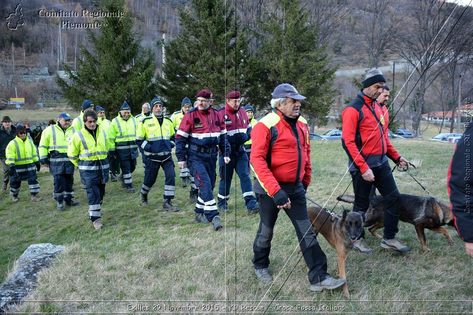 Exilles 29 Novembre 2015 - K9 Rescue - Croce Rossa Italiana- Comitato Regionale del Piemonte