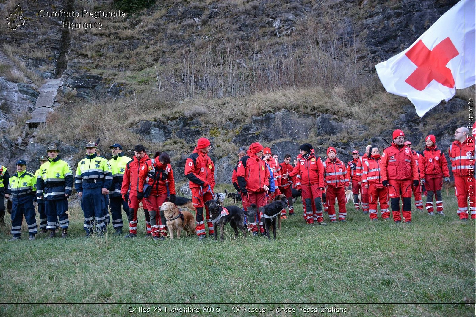 Exilles 29 Novembre 2015 - K9 Rescue - Croce Rossa Italiana- Comitato Regionale del Piemonte