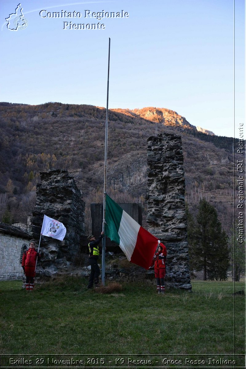 Exilles 29 Novembre 2015 - K9 Rescue - Croce Rossa Italiana- Comitato Regionale del Piemonte