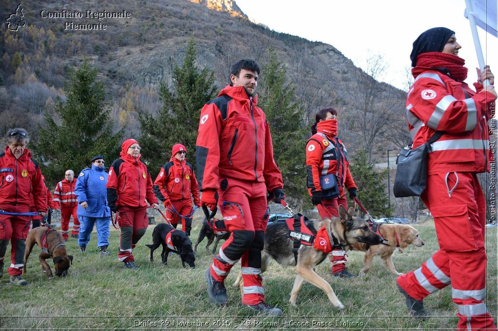 Exilles 29 Novembre 2015 - K9 Rescue - Croce Rossa Italiana- Comitato Regionale del Piemonte