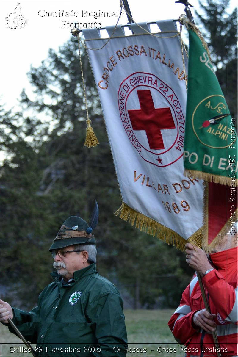 Exilles 29 Novembre 2015 - K9 Rescue - Croce Rossa Italiana- Comitato Regionale del Piemonte