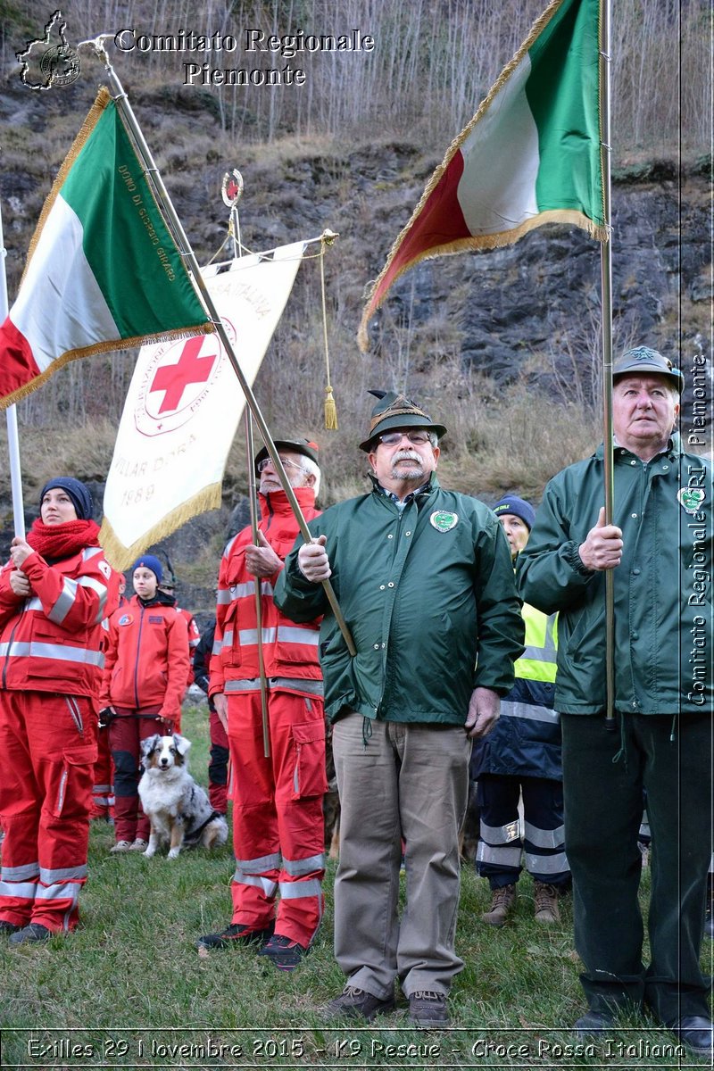 Exilles 29 Novembre 2015 - K9 Rescue - Croce Rossa Italiana- Comitato Regionale del Piemonte