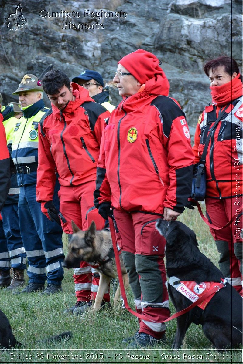 Exilles 29 Novembre 2015 - K9 Rescue - Croce Rossa Italiana- Comitato Regionale del Piemonte