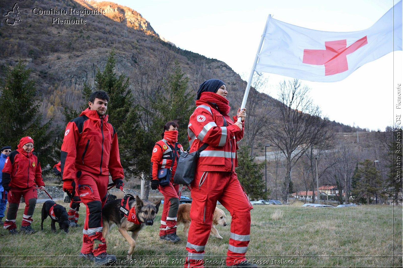 Exilles 29 Novembre 2015 - K9 Rescue - Croce Rossa Italiana- Comitato Regionale del Piemonte