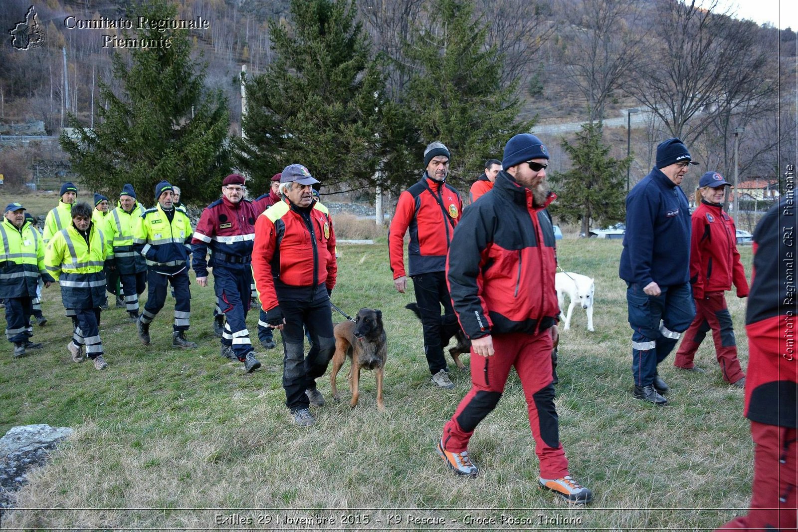 Exilles 29 Novembre 2015 - K9 Rescue - Croce Rossa Italiana- Comitato Regionale del Piemonte