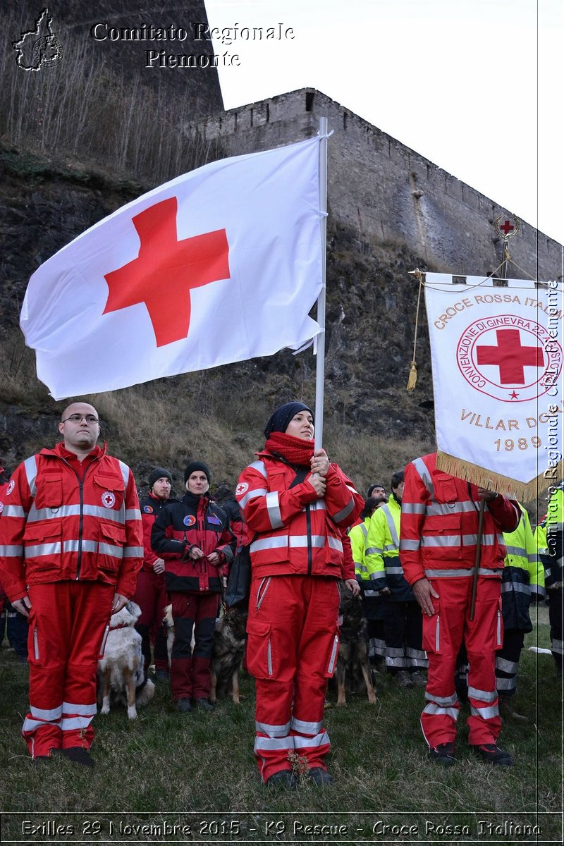 Exilles 29 Novembre 2015 - K9 Rescue - Croce Rossa Italiana- Comitato Regionale del Piemonte