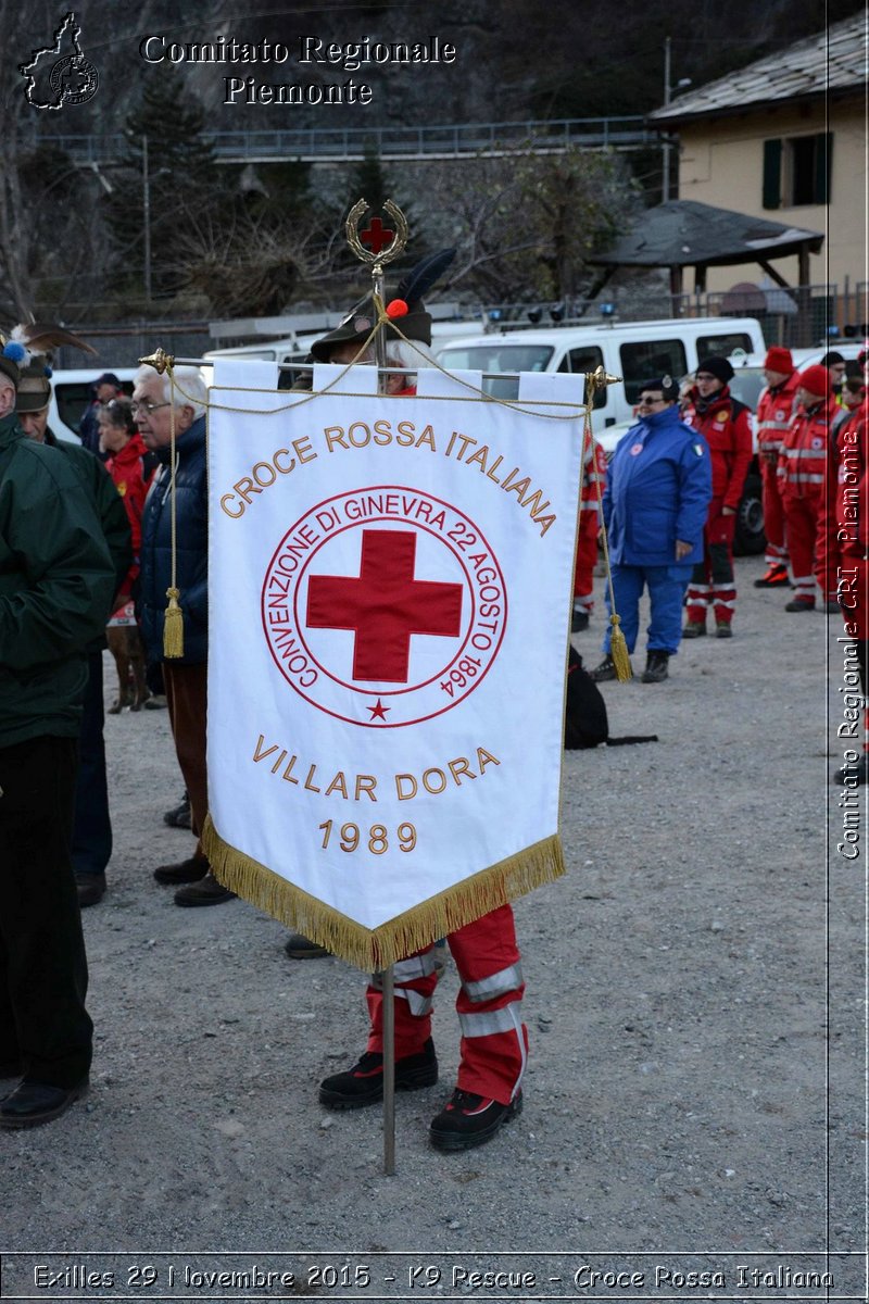 Exilles 29 Novembre 2015 - K9 Rescue - Croce Rossa Italiana- Comitato Regionale del Piemonte