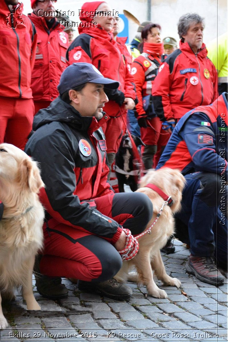 Exilles 29 Novembre 2015 - K9 Rescue - Croce Rossa Italiana- Comitato Regionale del Piemonte