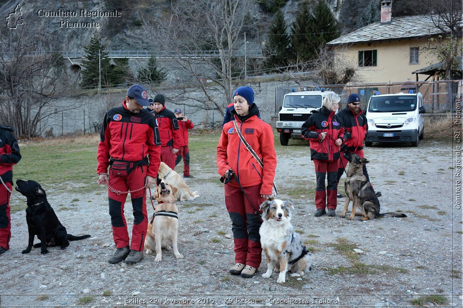 Exilles 29 Novembre 2015 - K9 Rescue - Croce Rossa Italiana- Comitato Regionale del Piemonte