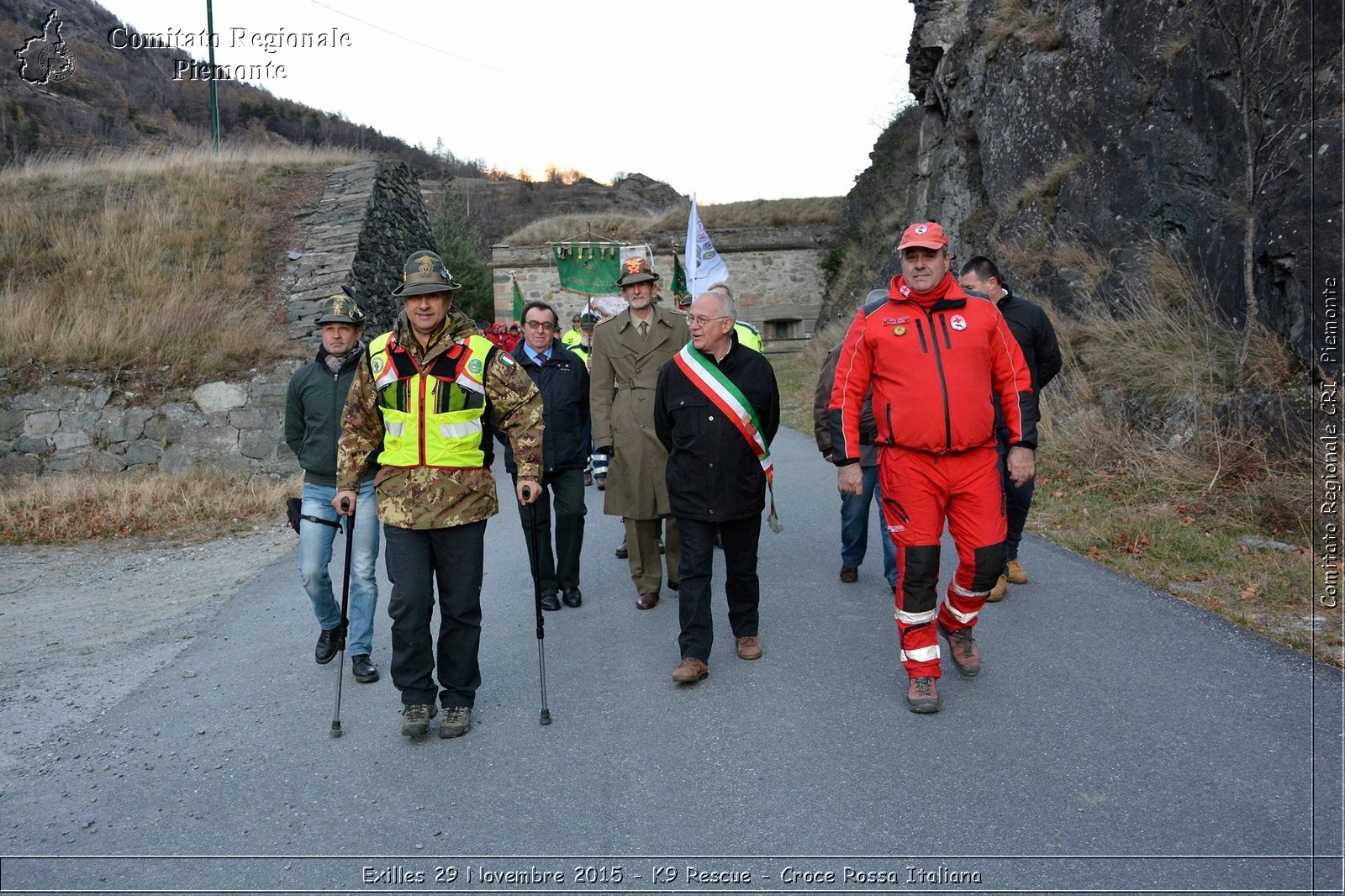 Exilles 29 Novembre 2015 - K9 Rescue - Croce Rossa Italiana- Comitato Regionale del Piemonte