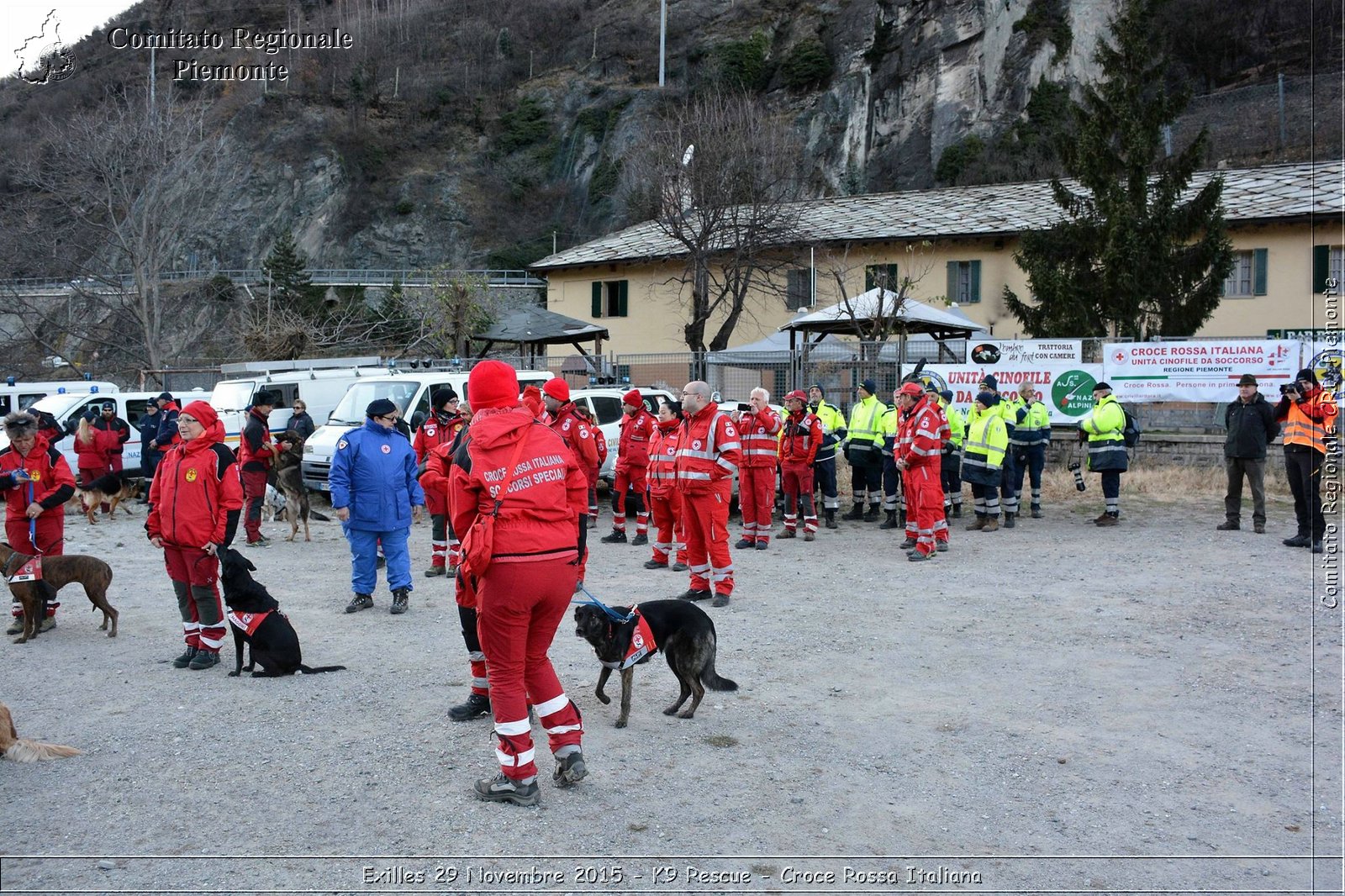 Exilles 29 Novembre 2015 - K9 Rescue - Croce Rossa Italiana- Comitato Regionale del Piemonte