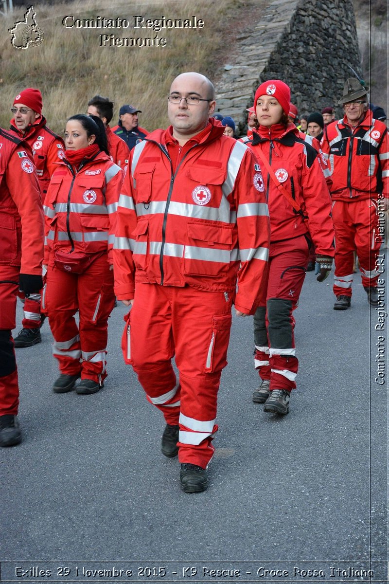 Exilles 29 Novembre 2015 - K9 Rescue - Croce Rossa Italiana- Comitato Regionale del Piemonte