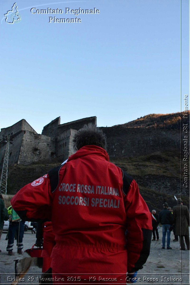 Exilles 29 Novembre 2015 - K9 Rescue - Croce Rossa Italiana- Comitato Regionale del Piemonte