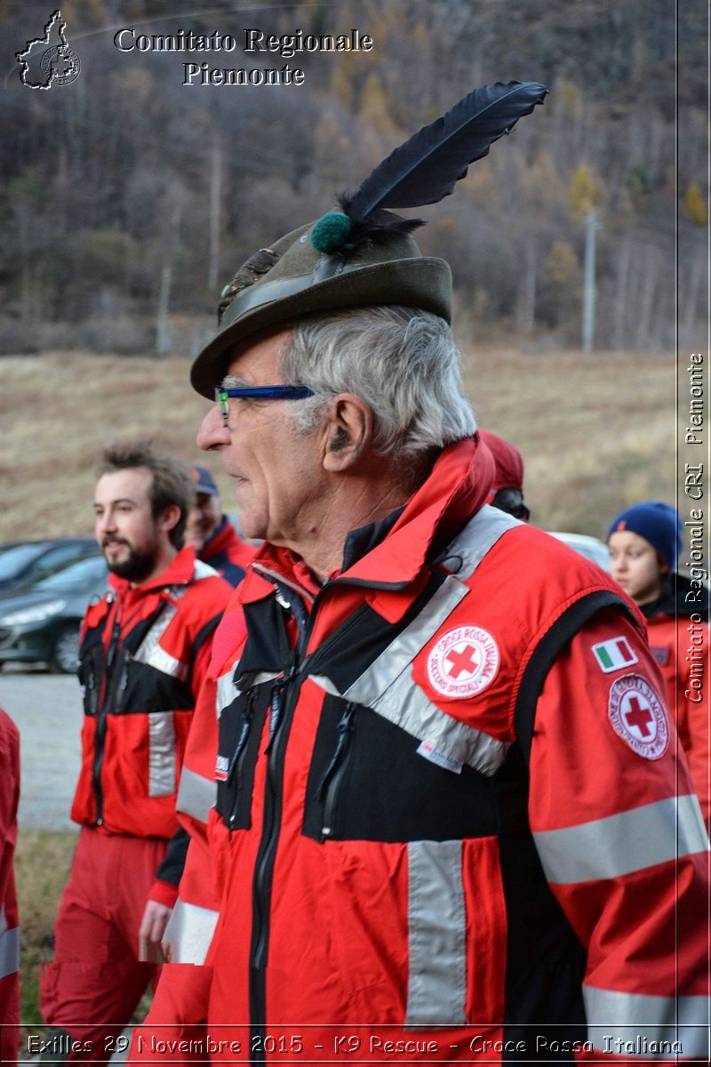 Exilles 29 Novembre 2015 - K9 Rescue - Croce Rossa Italiana- Comitato Regionale del Piemonte