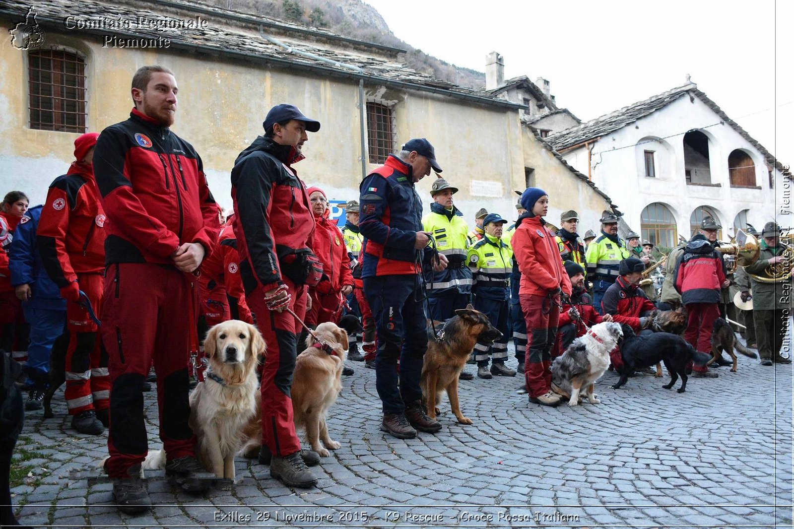 Exilles 29 Novembre 2015 - K9 Rescue - Croce Rossa Italiana- Comitato Regionale del Piemonte