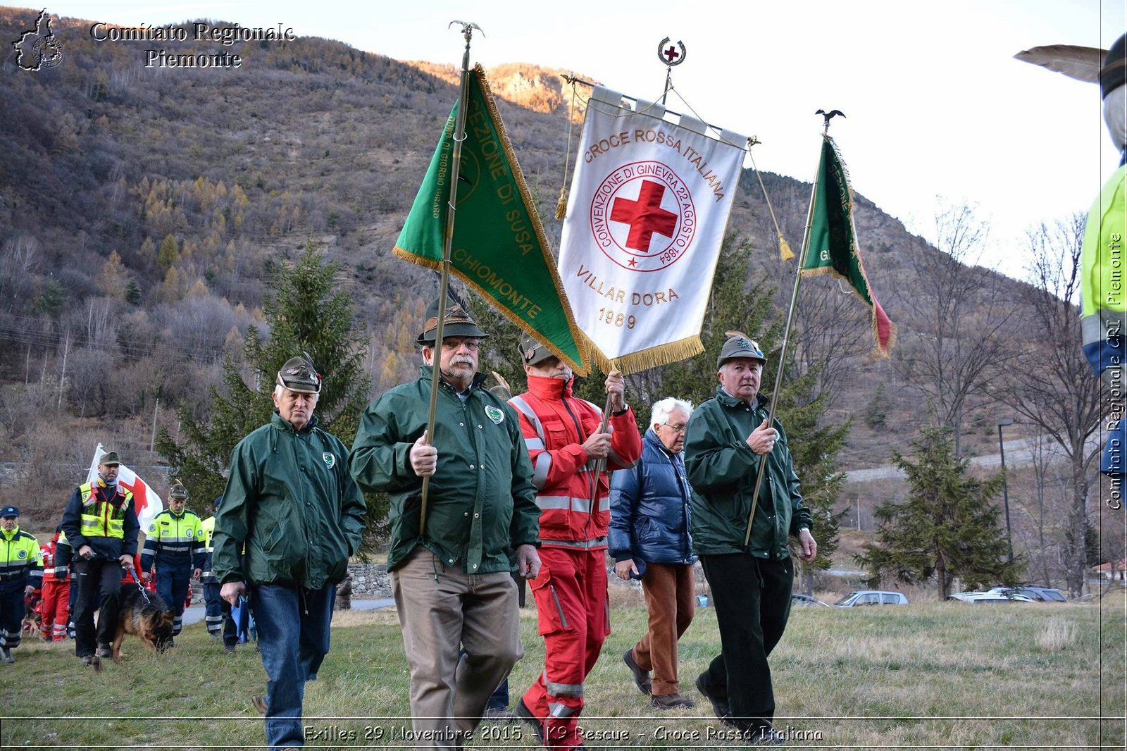 Exilles 29 Novembre 2015 - K9 Rescue - Croce Rossa Italiana- Comitato Regionale del Piemonte