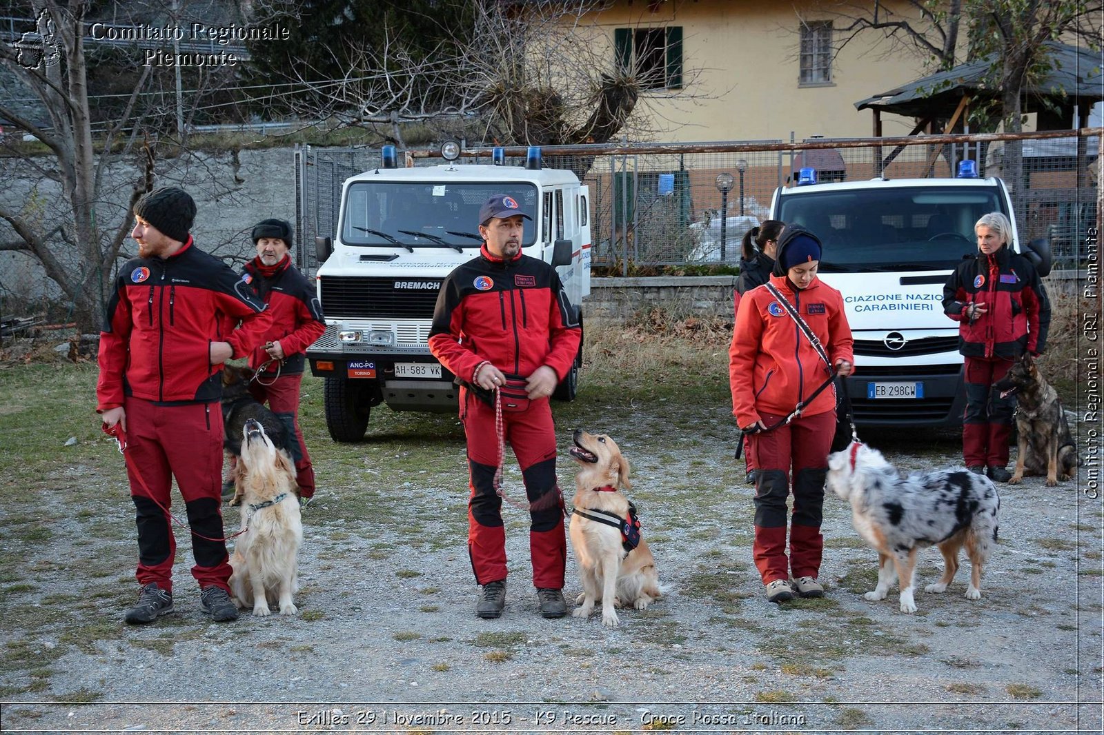 Exilles 29 Novembre 2015 - K9 Rescue - Croce Rossa Italiana- Comitato Regionale del Piemonte