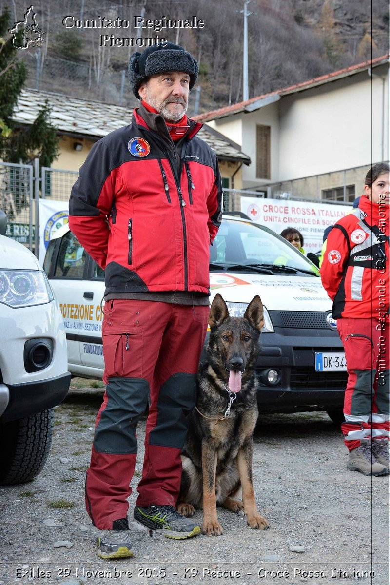 Exilles 29 Novembre 2015 - K9 Rescue - Croce Rossa Italiana- Comitato Regionale del Piemonte