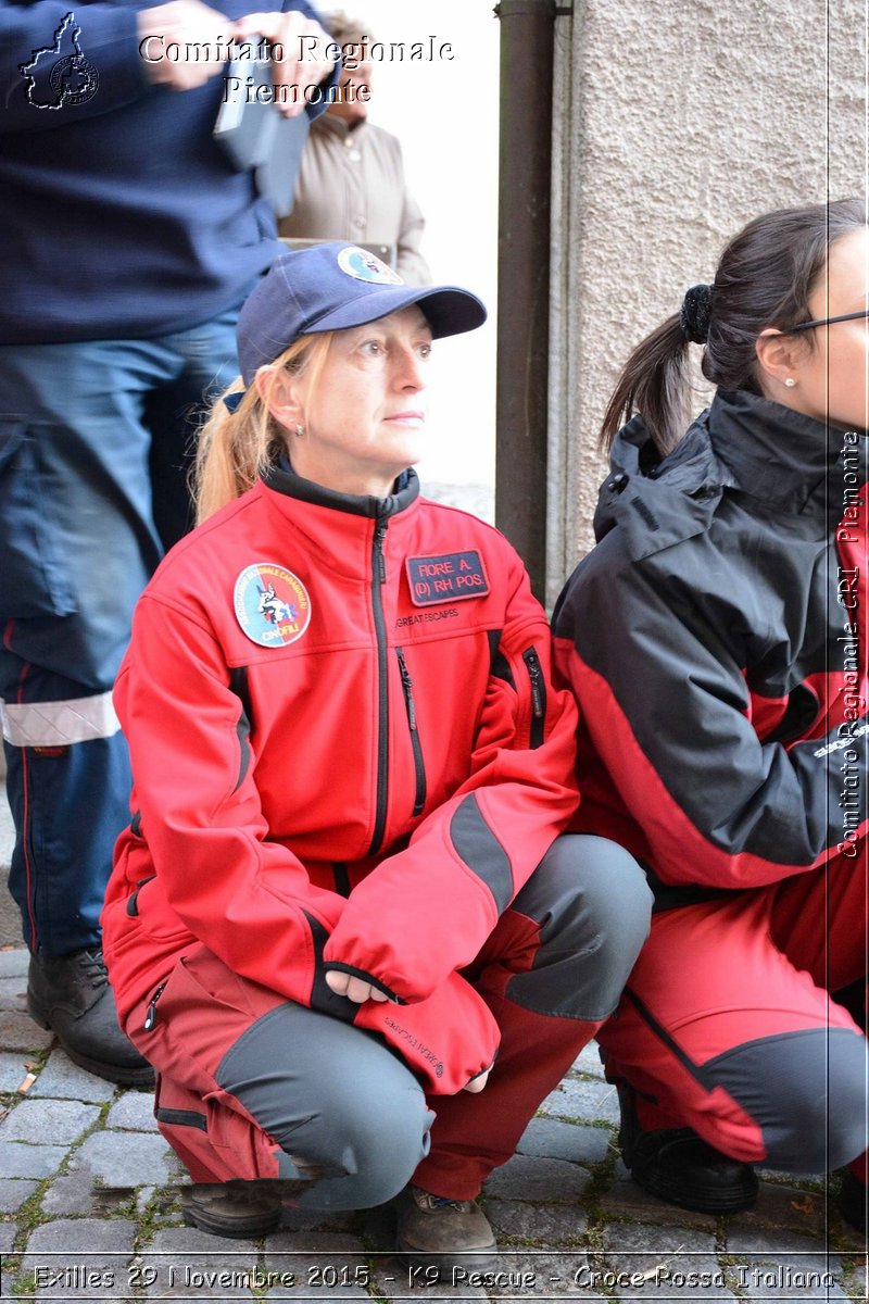 Exilles 29 Novembre 2015 - K9 Rescue - Croce Rossa Italiana- Comitato Regionale del Piemonte