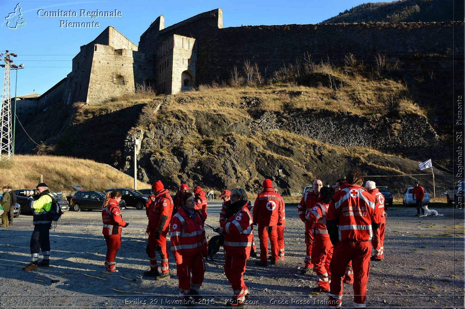 Exilles 29 Novembre 2015 - K9 Rescue - Croce Rossa Italiana- Comitato Regionale del Piemonte