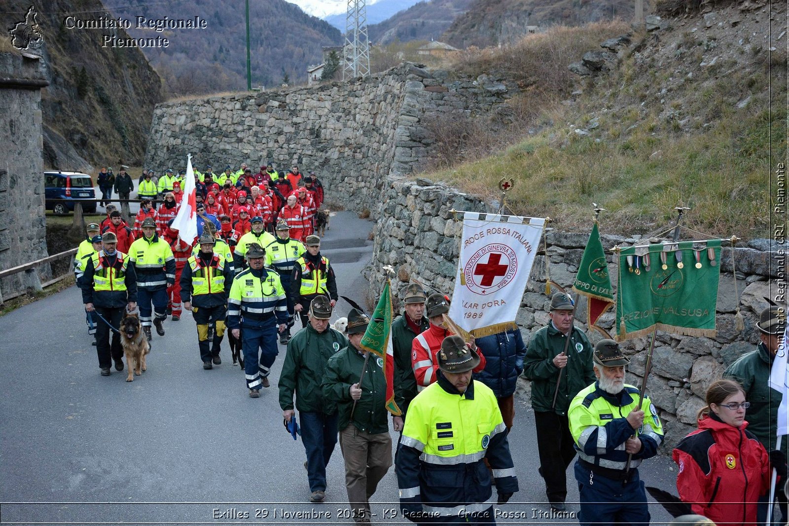 Exilles 29 Novembre 2015 - K9 Rescue - Croce Rossa Italiana- Comitato Regionale del Piemonte