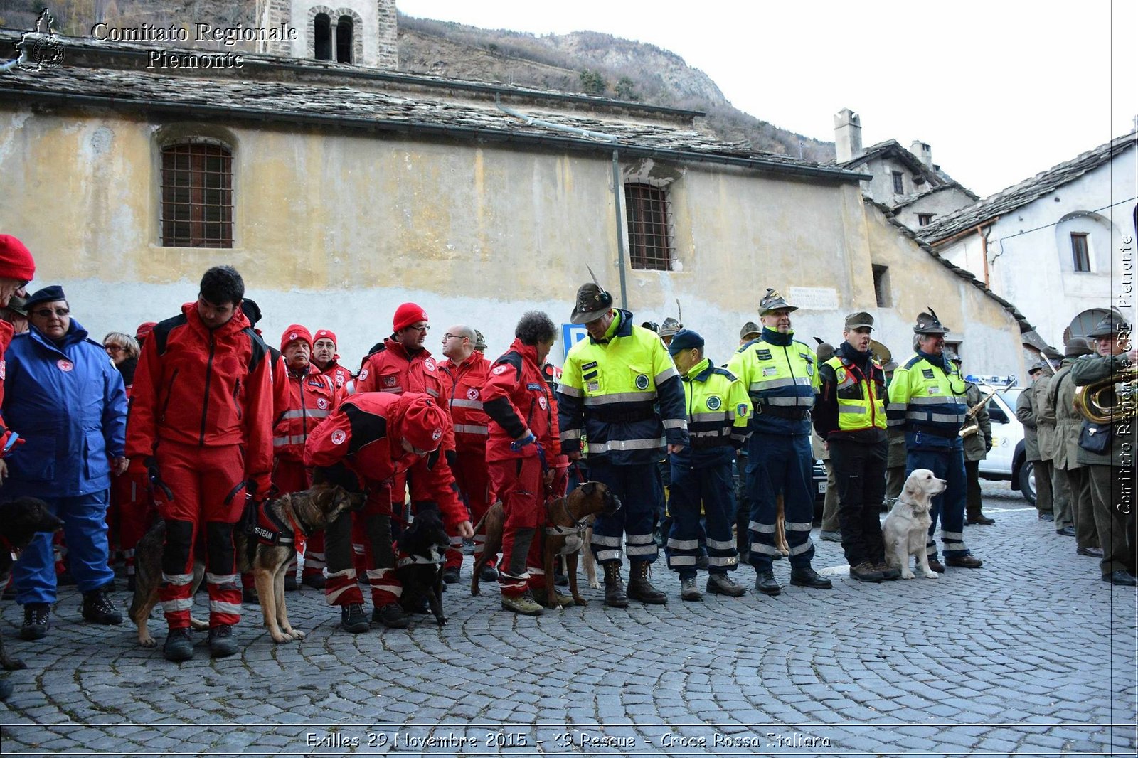 Exilles 29 Novembre 2015 - K9 Rescue - Croce Rossa Italiana- Comitato Regionale del Piemonte