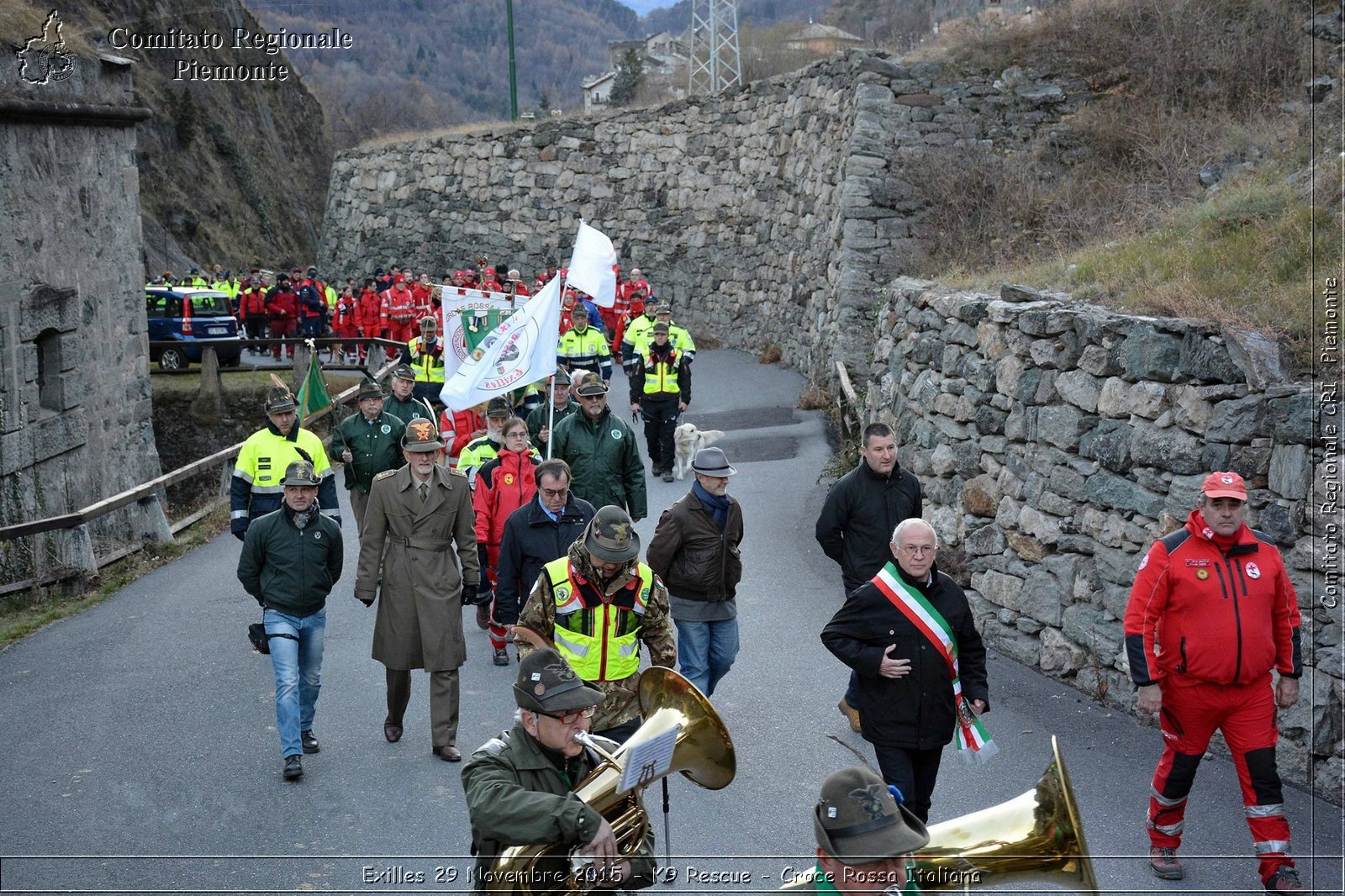 Exilles 29 Novembre 2015 - K9 Rescue - Croce Rossa Italiana- Comitato Regionale del Piemonte