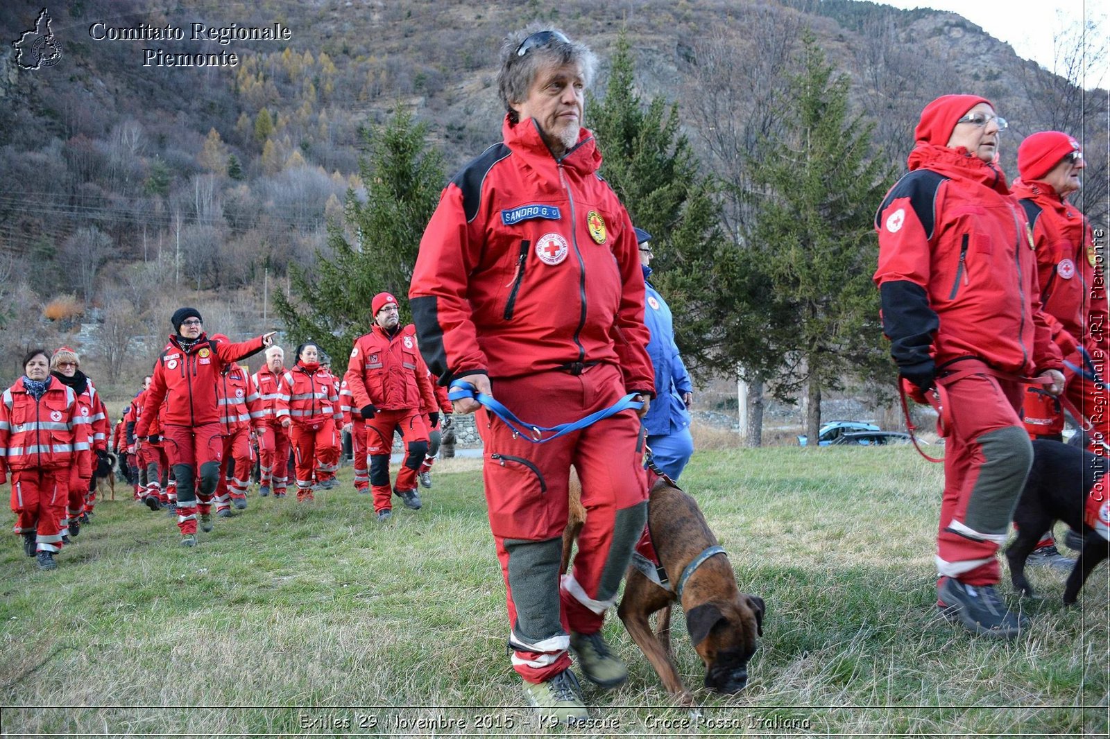 Exilles 29 Novembre 2015 - K9 Rescue - Croce Rossa Italiana- Comitato Regionale del Piemonte