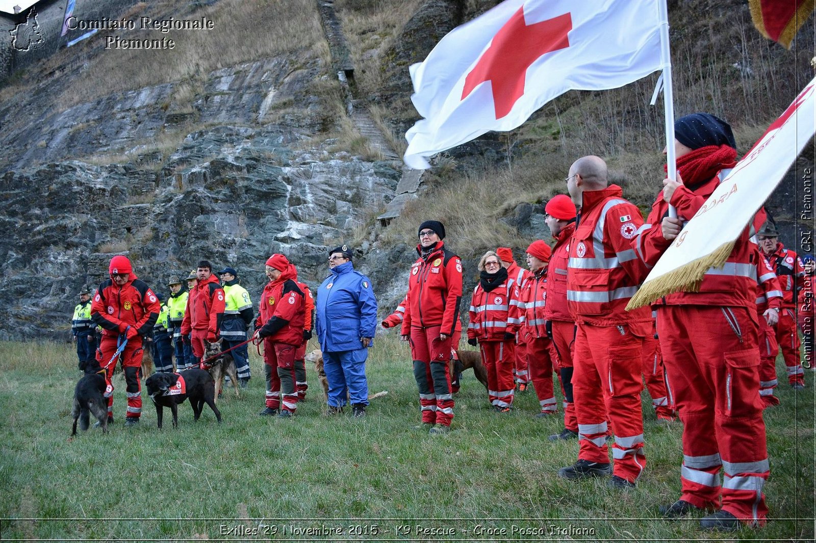 Exilles 29 Novembre 2015 - K9 Rescue - Croce Rossa Italiana- Comitato Regionale del Piemonte