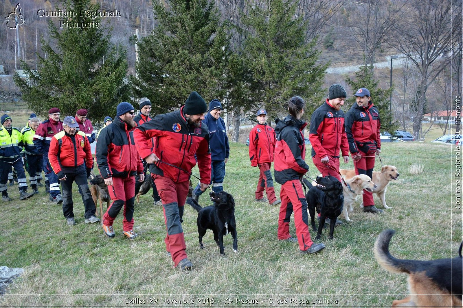 Exilles 29 Novembre 2015 - K9 Rescue - Croce Rossa Italiana- Comitato Regionale del Piemonte