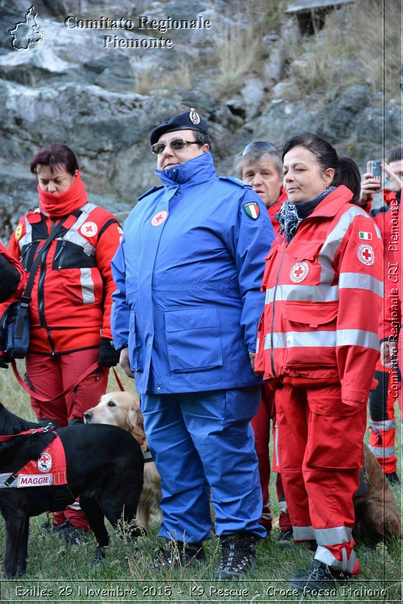 Exilles 29 Novembre 2015 - K9 Rescue - Croce Rossa Italiana- Comitato Regionale del Piemonte