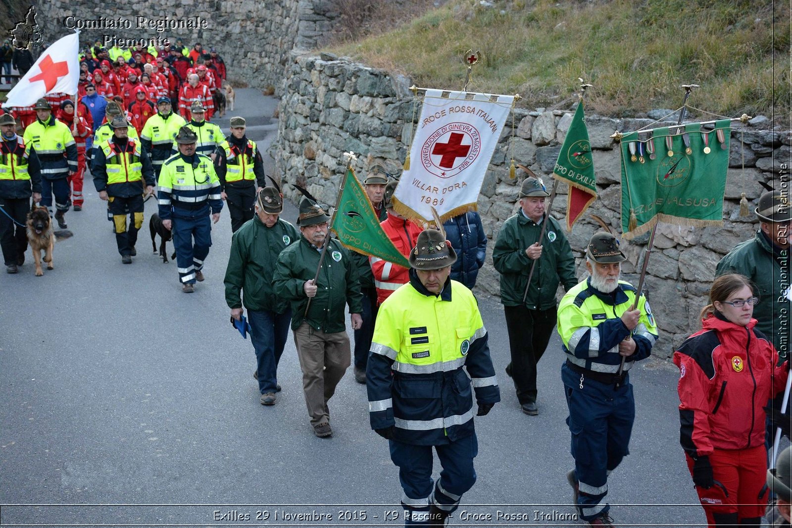 Exilles 29 Novembre 2015 - K9 Rescue - Croce Rossa Italiana- Comitato Regionale del Piemonte