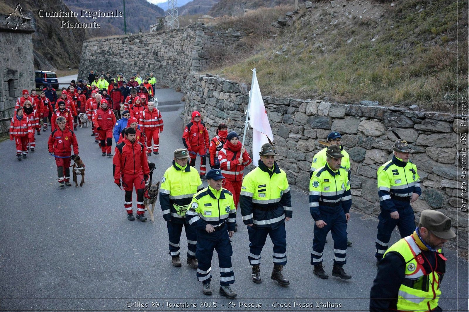 Exilles 29 Novembre 2015 - K9 Rescue - Croce Rossa Italiana- Comitato Regionale del Piemonte