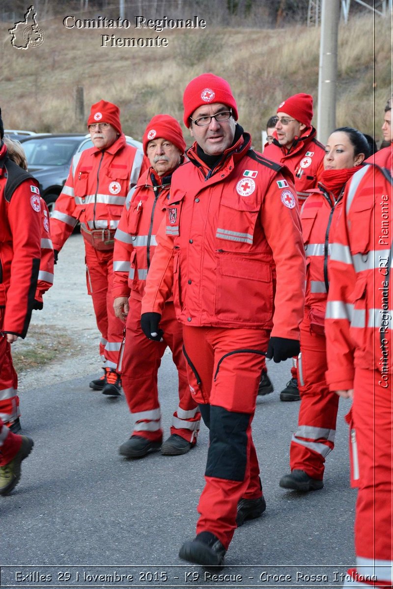 Exilles 29 Novembre 2015 - K9 Rescue - Croce Rossa Italiana- Comitato Regionale del Piemonte