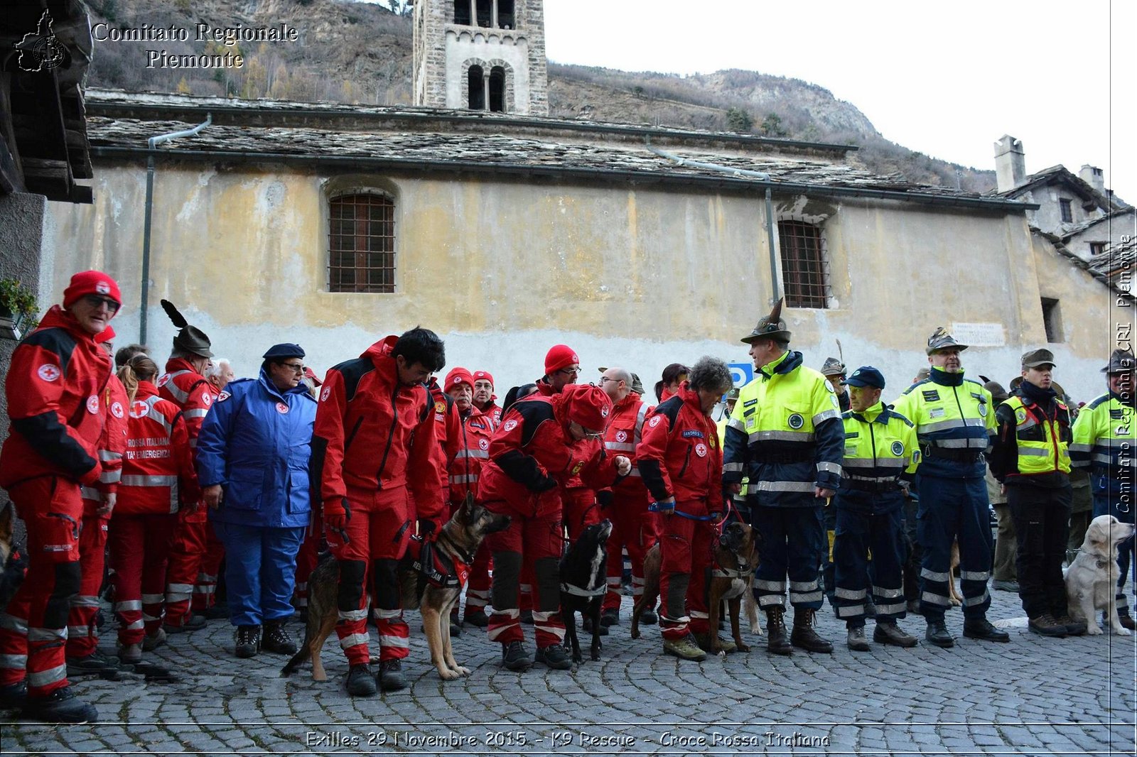 Exilles 29 Novembre 2015 - K9 Rescue - Croce Rossa Italiana- Comitato Regionale del Piemonte