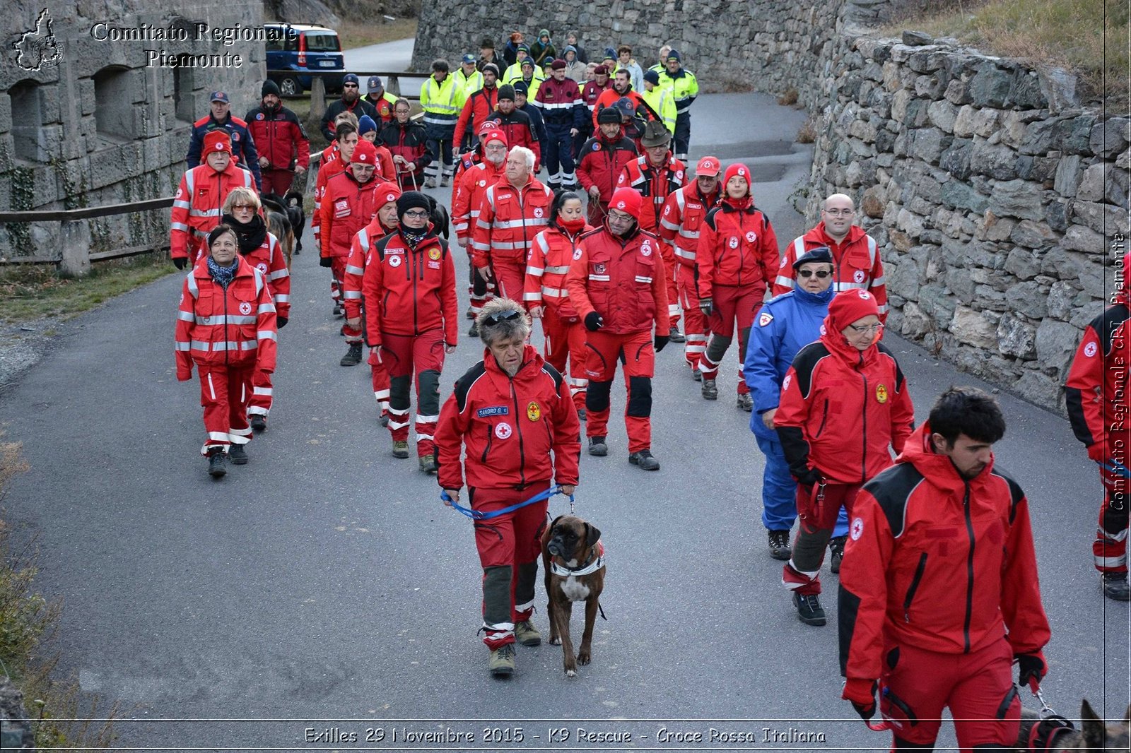 Exilles 29 Novembre 2015 - K9 Rescue - Croce Rossa Italiana- Comitato Regionale del Piemonte