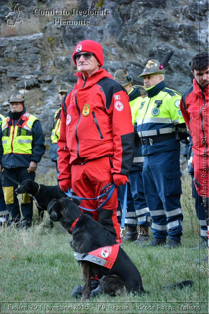 Exilles 29 Novembre 2015 - K9 Rescue - Croce Rossa Italiana- Comitato Regionale del Piemonte