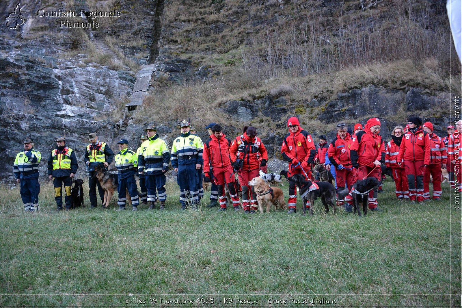 Exilles 29 Novembre 2015 - K9 Rescue - Croce Rossa Italiana- Comitato Regionale del Piemonte