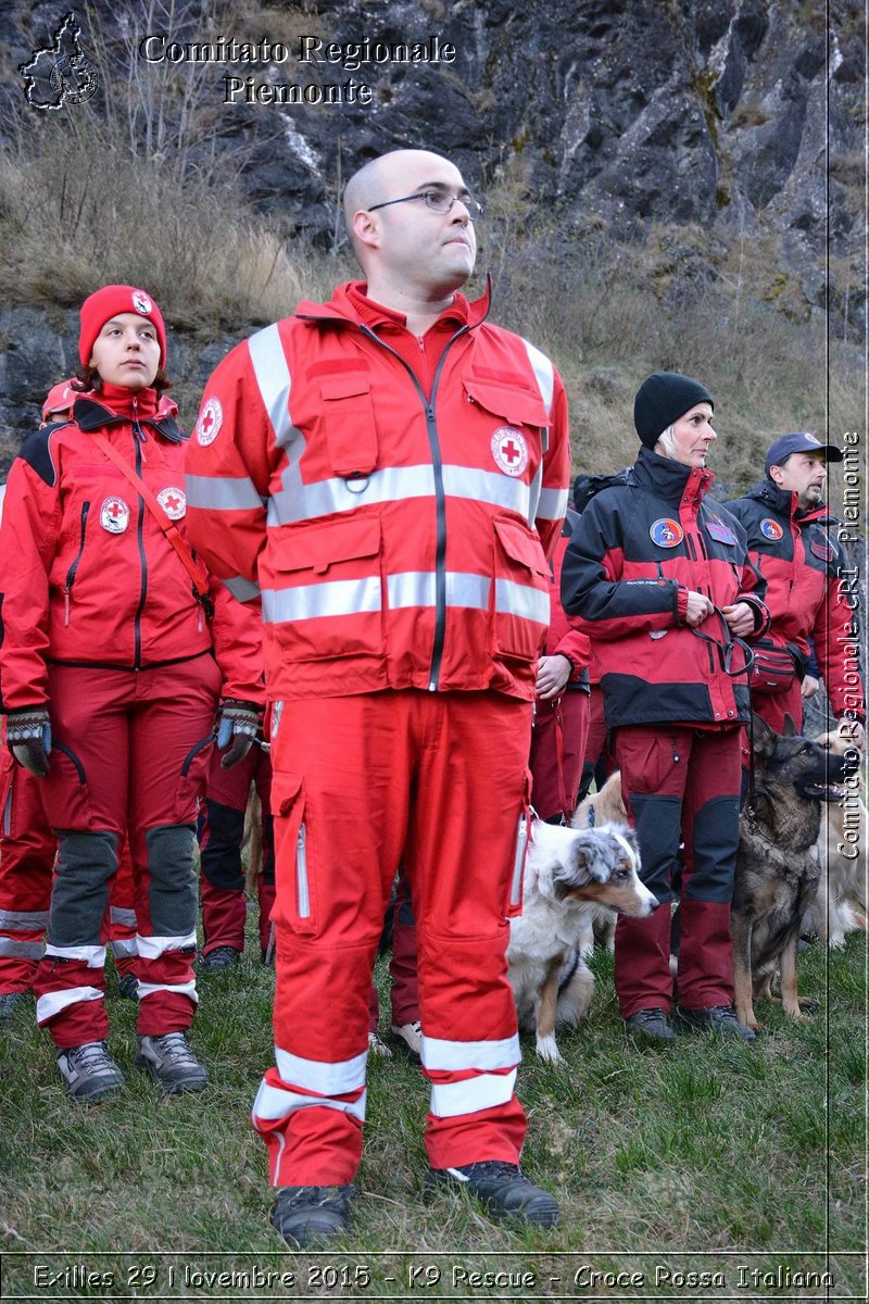 Exilles 29 Novembre 2015 - K9 Rescue - Croce Rossa Italiana- Comitato Regionale del Piemonte