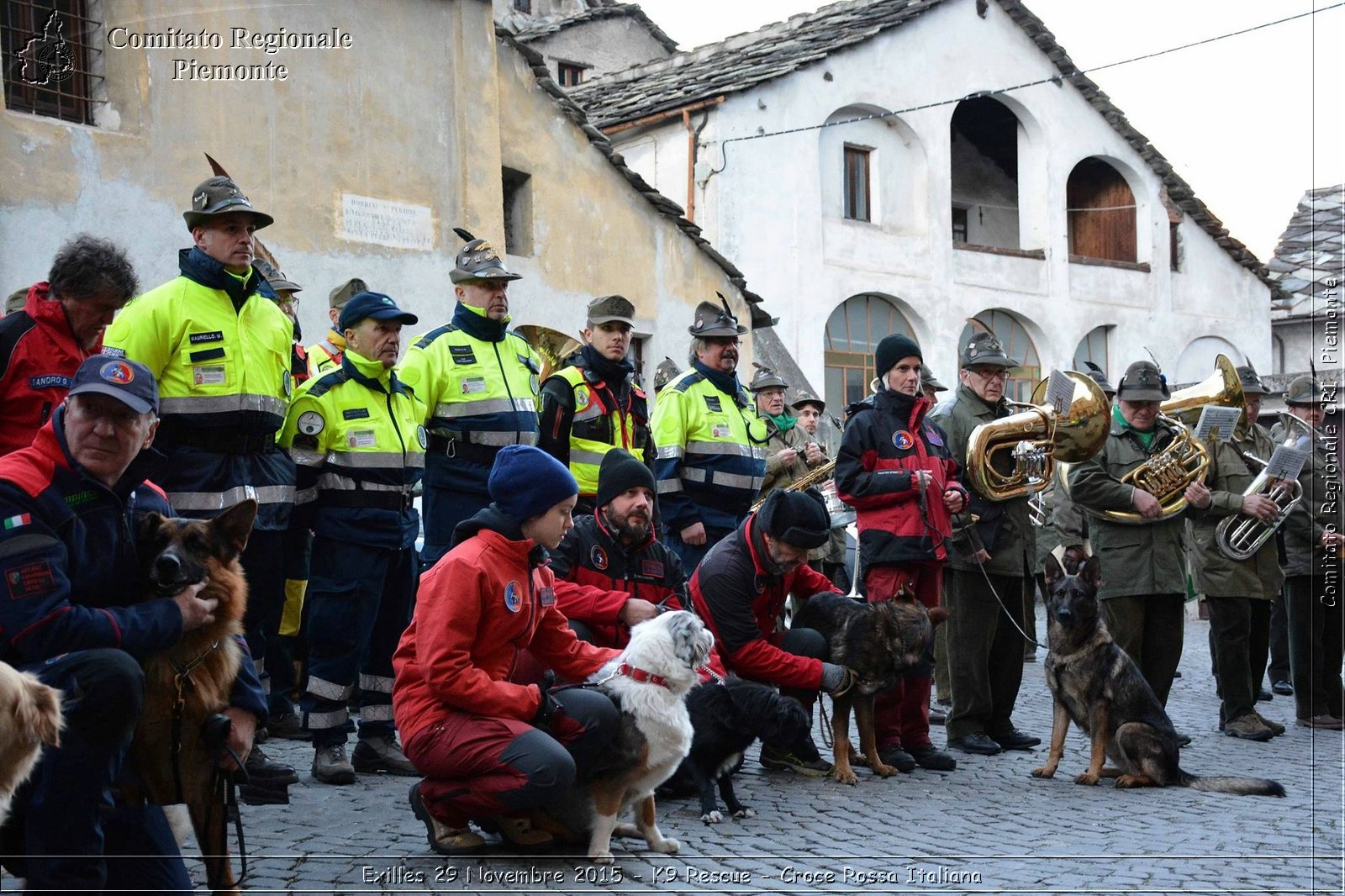 Exilles 29 Novembre 2015 - K9 Rescue - Croce Rossa Italiana- Comitato Regionale del Piemonte