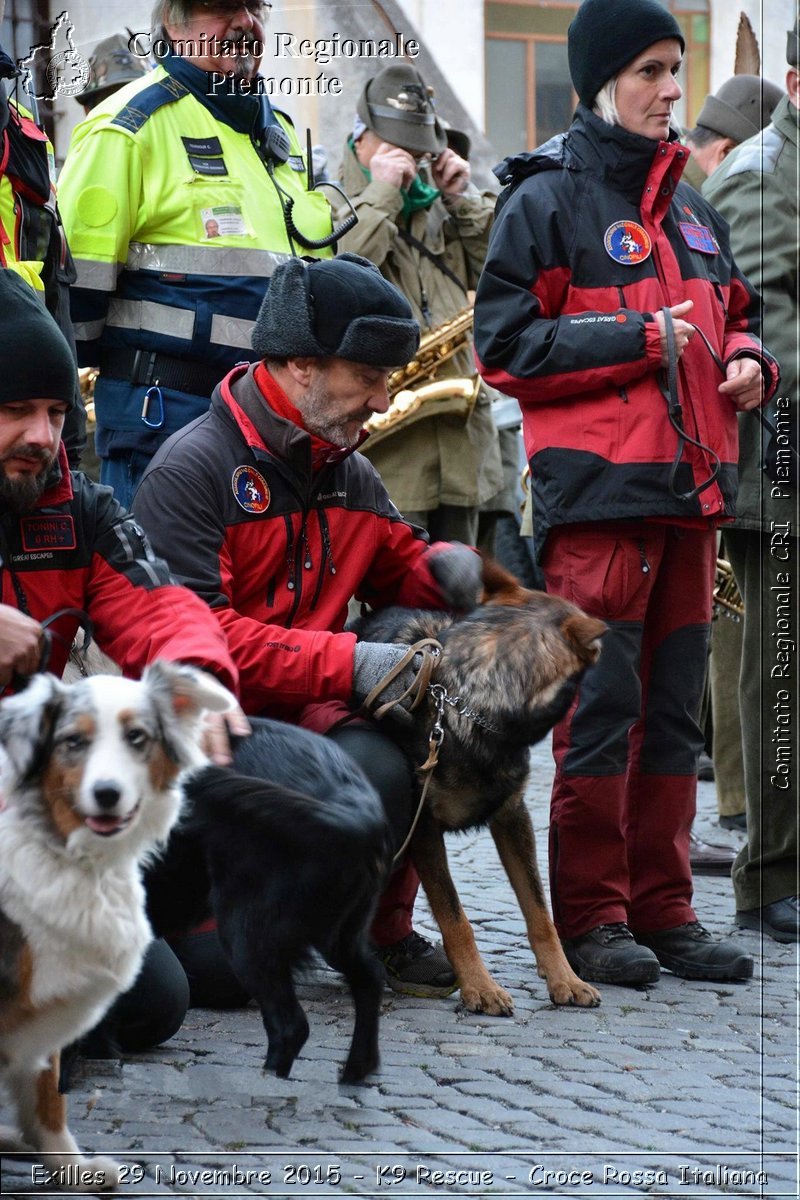 Exilles 29 Novembre 2015 - K9 Rescue - Croce Rossa Italiana- Comitato Regionale del Piemonte